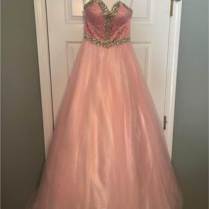 Pink Prom Dress- Quinceanera dress